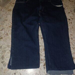 Dickies Women's Blue Jean Capris 38 x 30